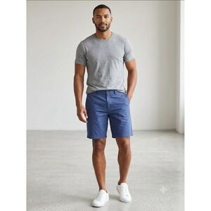 Nwt Mens Size 46 Blue Shorts Comfort Stretch Waistband‎ Flex Fabric Msrp $40